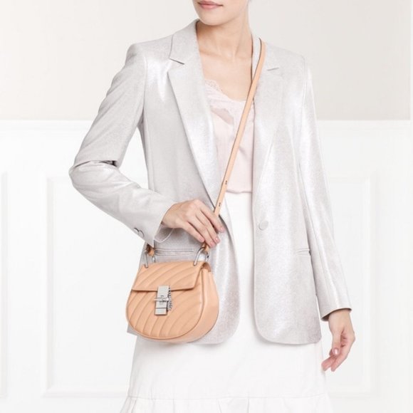 NEW $1950 CHLOÉ Drew Bijou quilted leather bag - Picture 5 of 16